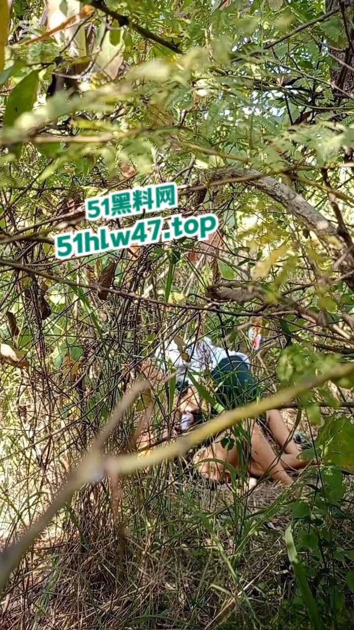 情侣景区小树林露天野战被偷拍,景区小树林里操逼,裸露下体疯狂动鸡刺激中出小骚逼。-1