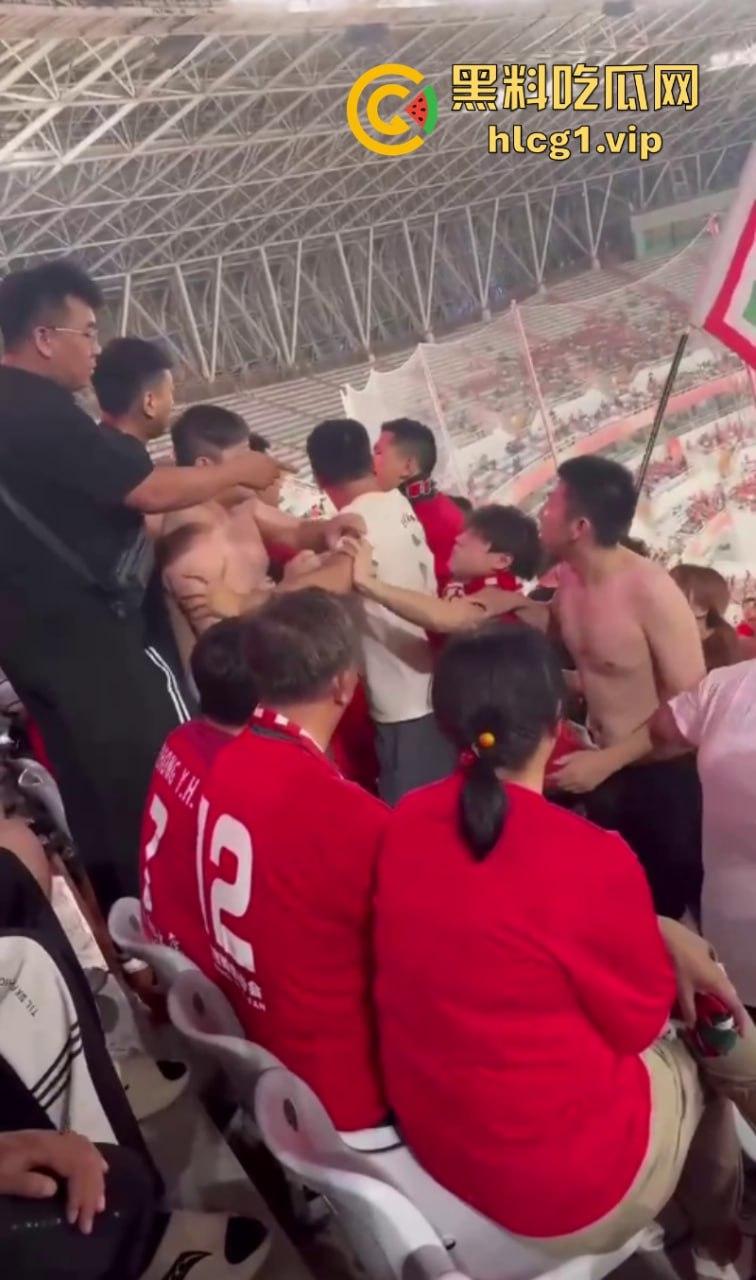火气有些大!河南球迷在客队看台区大打出手!比看比赛还过瘾-7