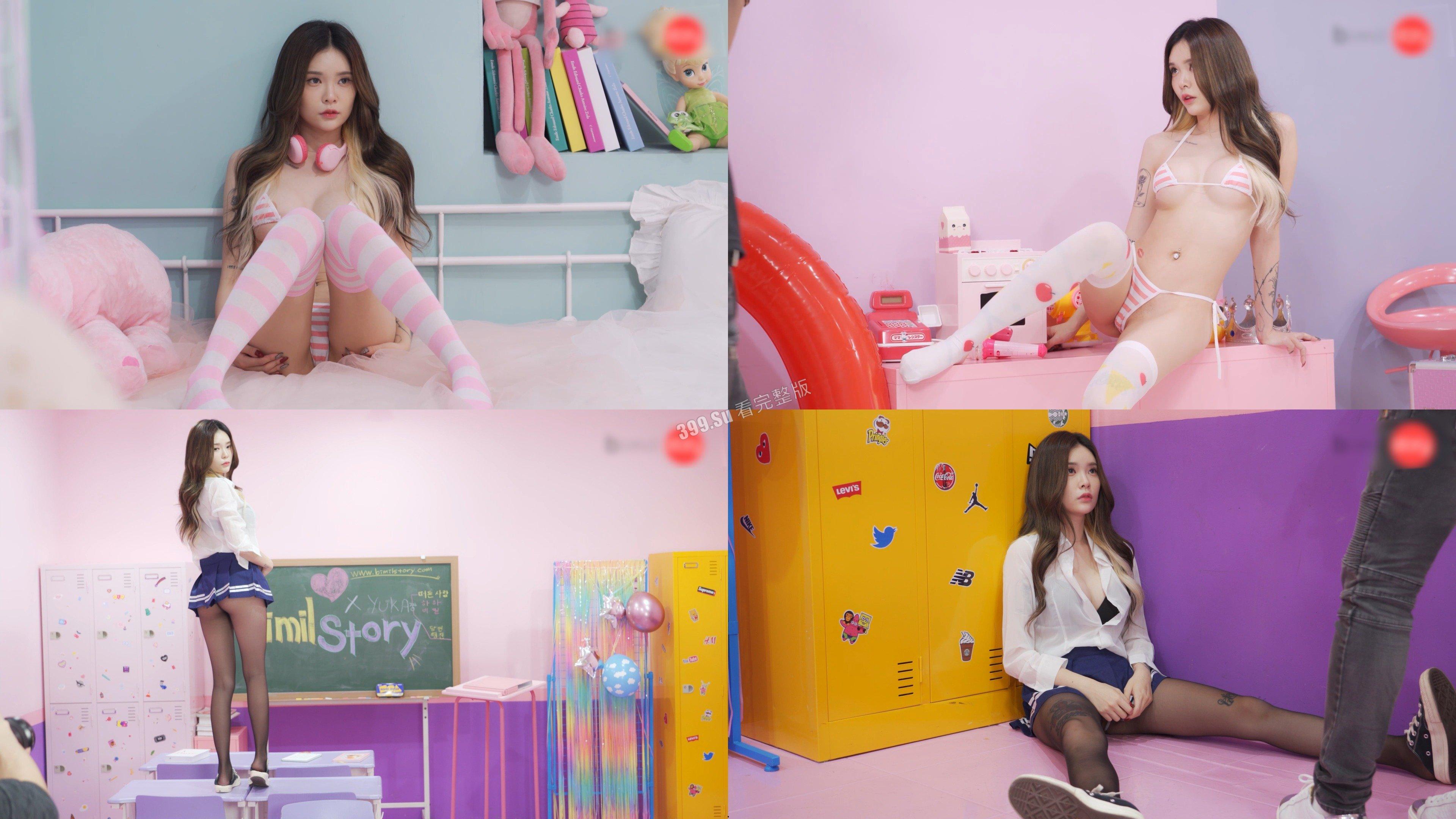 韩系极品美女写真拍摄片场 骚且诱人  逼都看的见 这才是真正的摄影师可见内容吧（二）-4