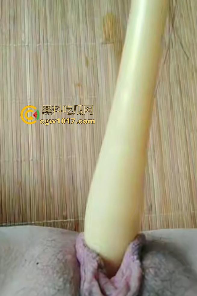 老阿姨偷听儿子操女友逼翻云覆雨，自己也发骚，用刷子头猛插老逼，用带毛的那头不是更爽吗！-4