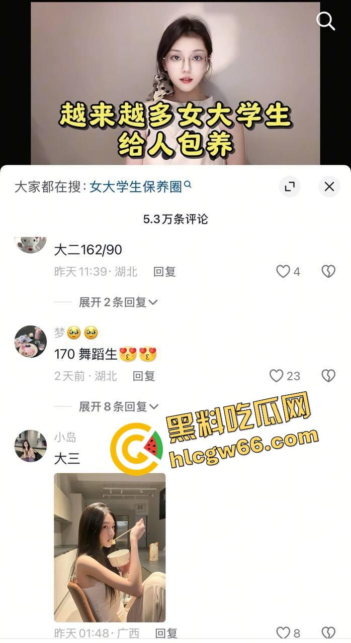 00后女大学生真就不想上班了，集体冲进抖音求包养，每日更新身高体重照片，不投简历只投金主！-2