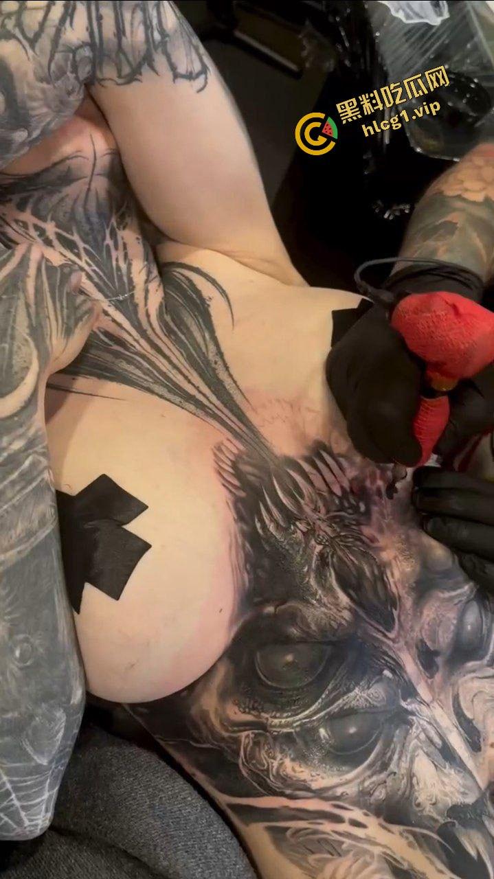 盘点各路 精神妹社会姐纹身!纹逼纹奶子 只为彰显母狗风范!-6