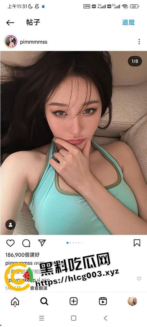 外网疯传！泰国百万粉丝网红【pimm mmss】口交自慰视频被金主流出 开朗嫩妹嘴里都是活 人美逼受罪-4