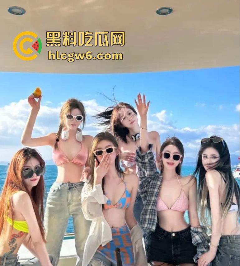 三亚游艇俱乐部富二代淫趴实锤,嫩模女神三点式热舞后直接全裸开干, 露天野战群P淫乱操就完了!-9