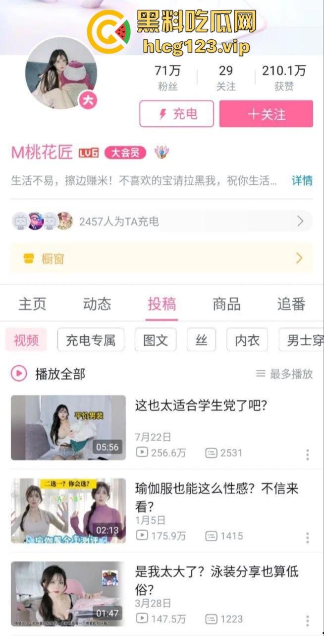 B站擦边女神【M桃花匠】丝袜高跟美腿抚摸 小穴阴毛一览无遗 连放尿自拍都安排上了！-1