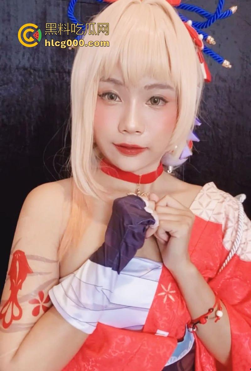 性感福利姬【darkrabbithouse】最新Cos写真流出，原神Yoimiya掰开骚逼道具自慰，每帧堪比电影大片！-2