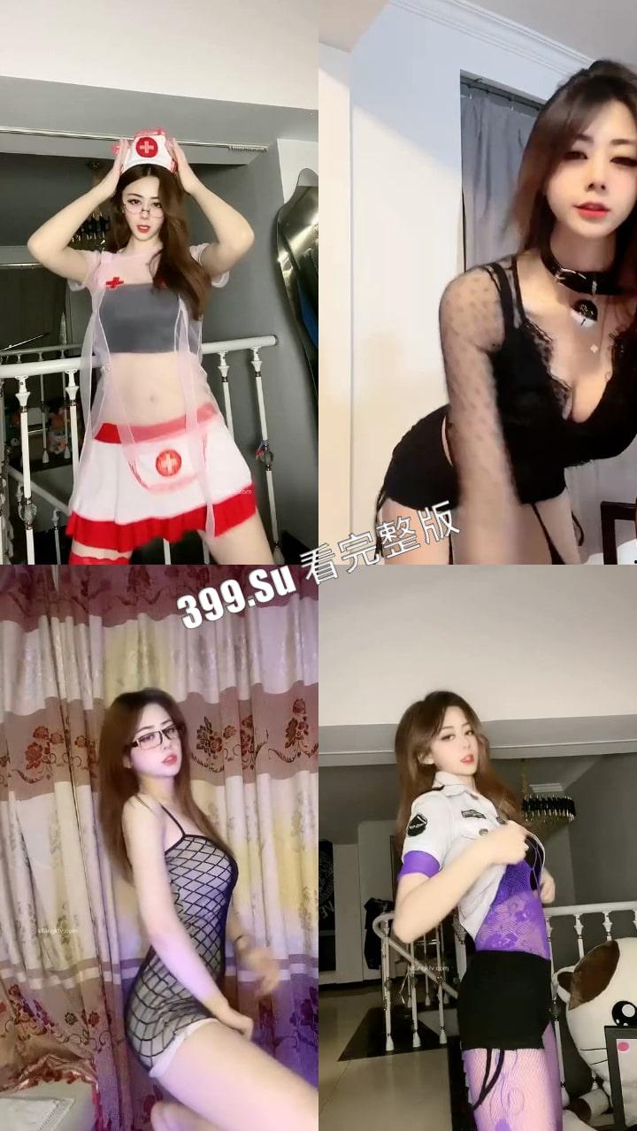 快手84万粉丝主播  #小雨没吃饱  金主付费福利  蛇腰骚货的26v大合集-2