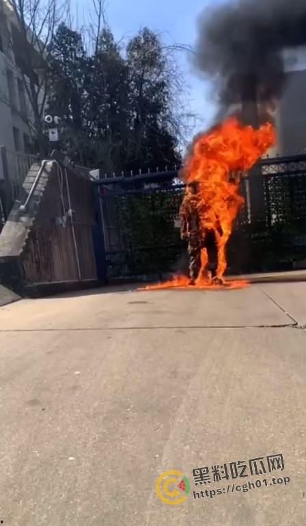 美国空军在以色列大使馆前自焚!临死前高呼不做种族灭绝的同谋 是英雄还是极端分子?-5