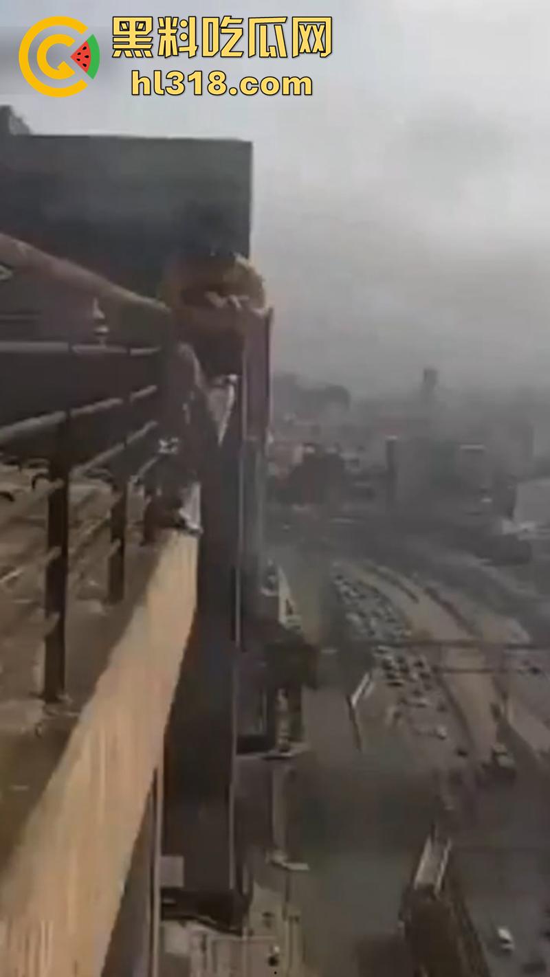 巴西男子跳楼现场,因所要医疗保险无果,直接跑到保险公司楼顶,几番犹豫后一跃而下!-2