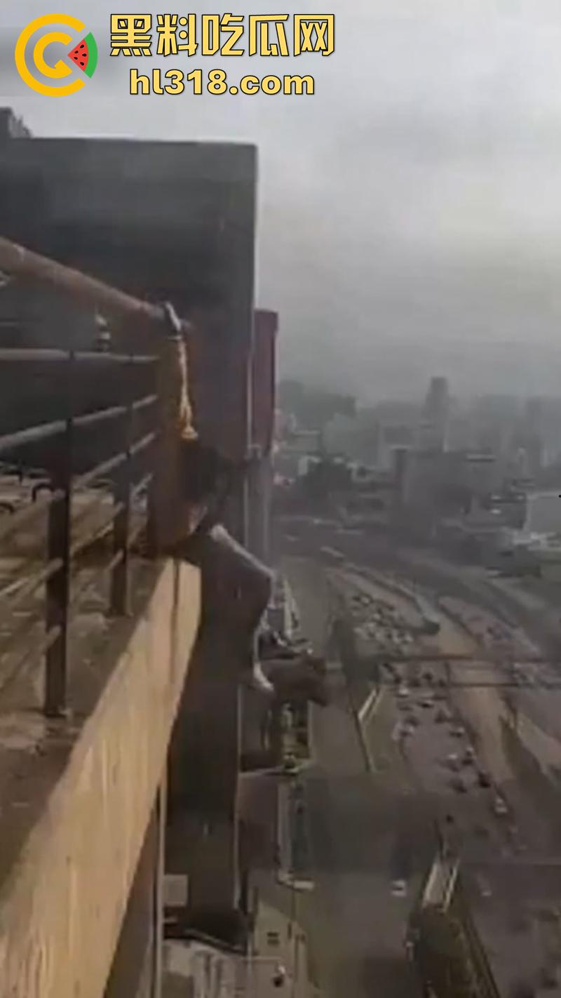 巴西男子跳楼现场,因所要医疗保险无果,直接跑到保险公司楼顶,几番犹豫后一跃而下!-5