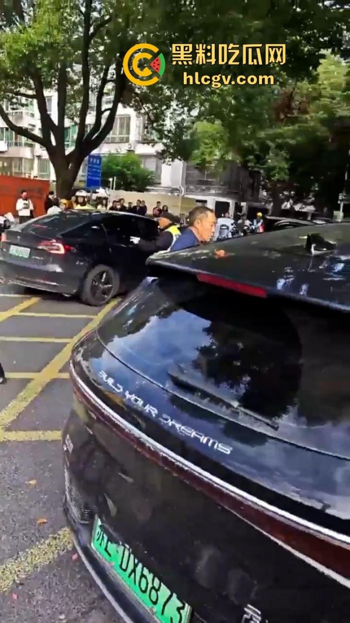 “我勒个骚刚！车子自己跑的”苏州吴江区女子驾车操作不当 路灯杆前的惊魂一撞致多人受伤！-13