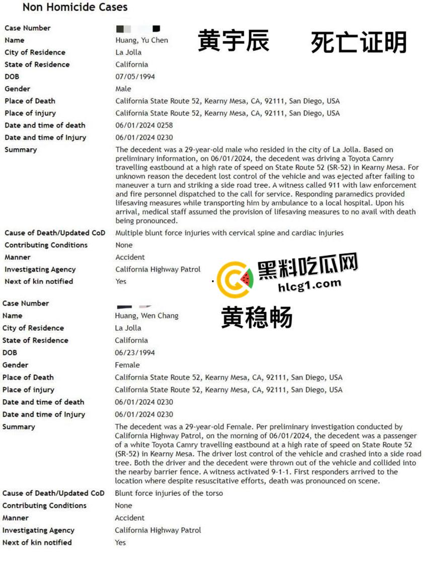 留学生圈又炸了!61当天加利福尼亚留学生男女车祸被腰斩 父母不愿收尸 现场血腥视频流出 这也太惨了-5