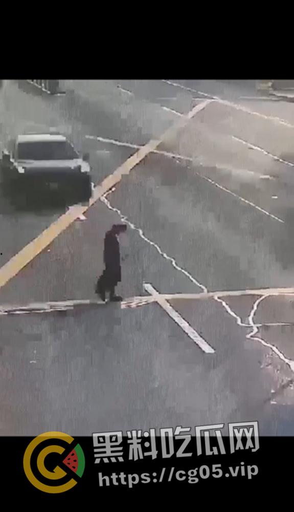 浙江极氪001撞死横穿马路路人 人头分离 整个脑浆撞出来了 现场血腥画面报告-3