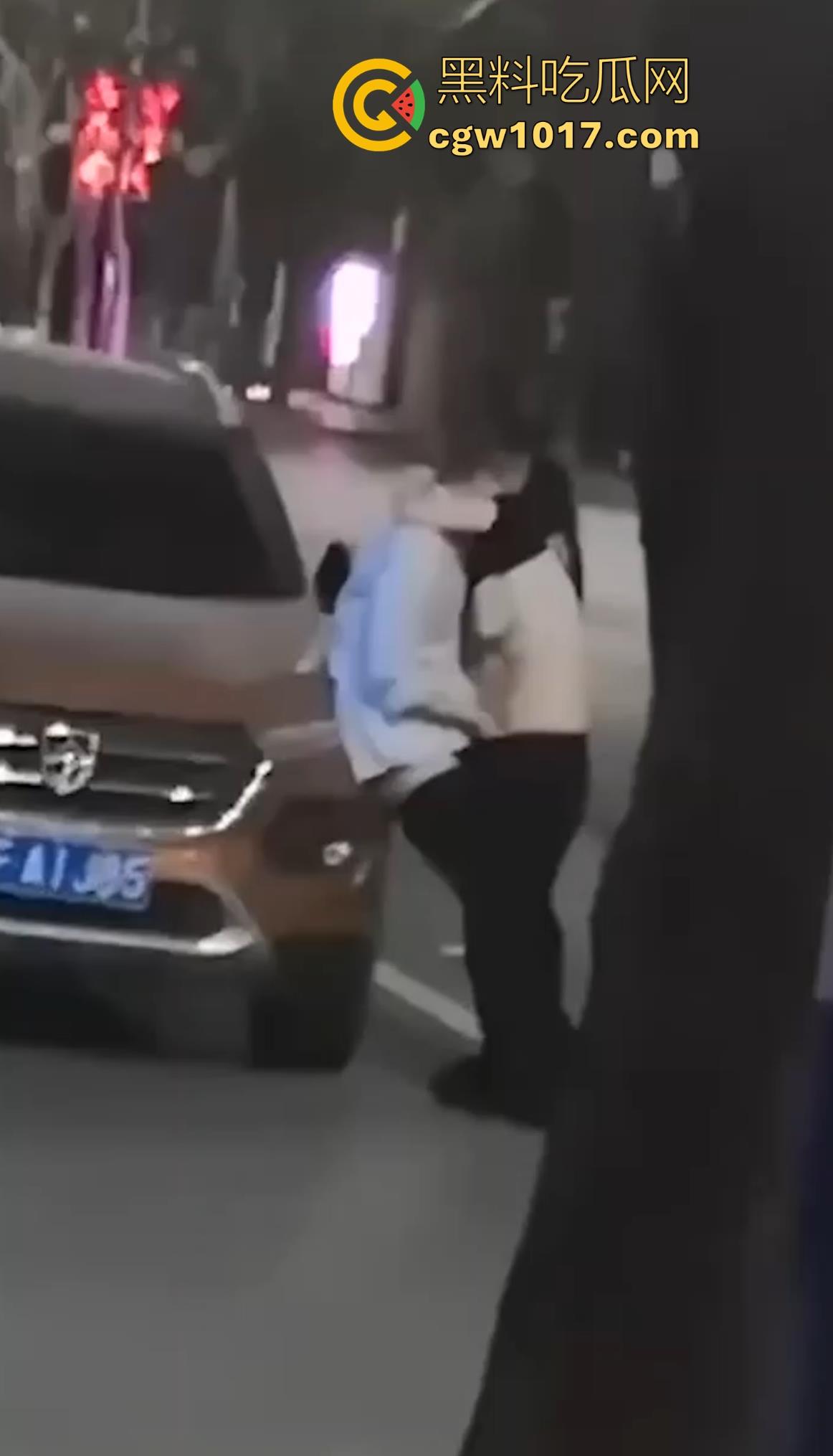 模糊的画质清晰的实力！不是哥们你喂了什么春药吗？这女的直接跟你在路边干了起来，直接脱衣扣了起来彻底放飞！-1