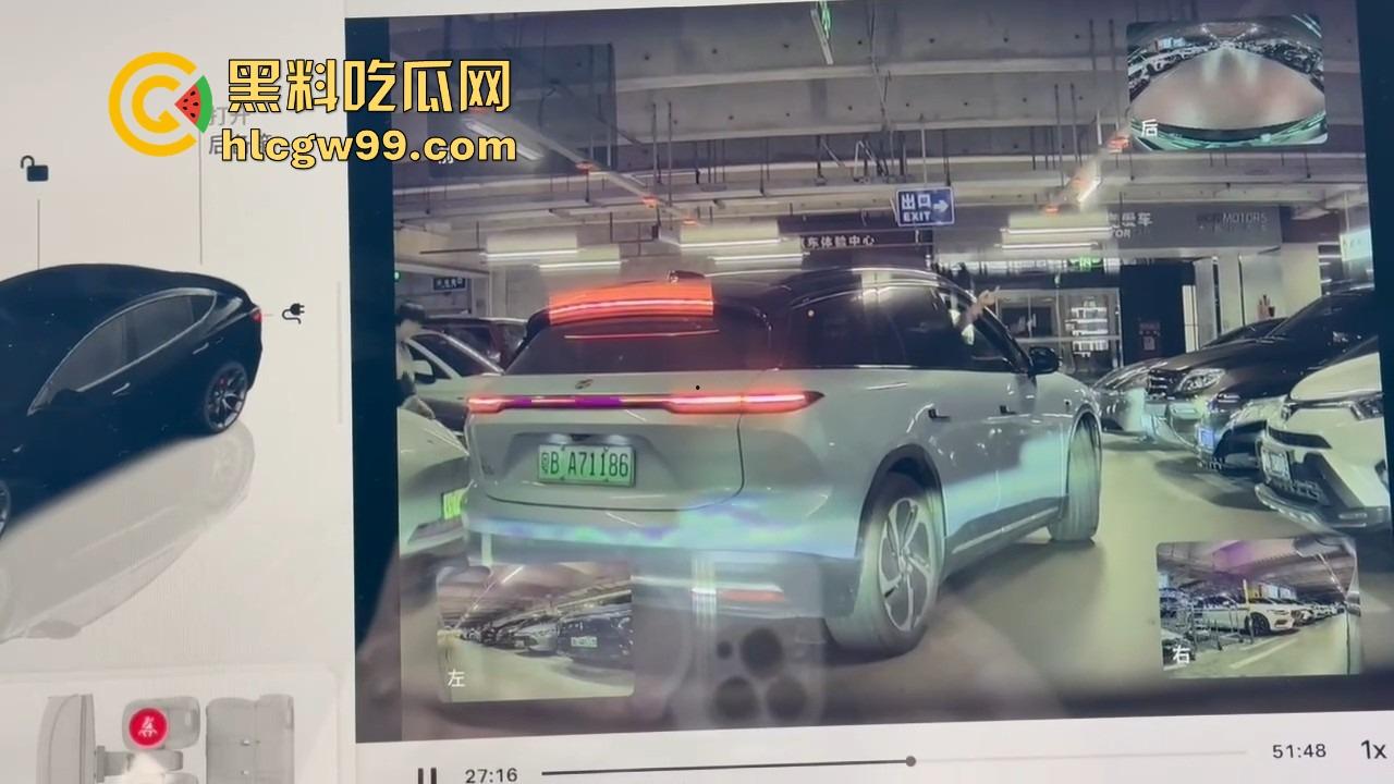 深圳停车场奇葩情侣上演霸位大战 小仙女亮中指逼人让位 最后灰头土脸道歉 真是贱找骂！-11