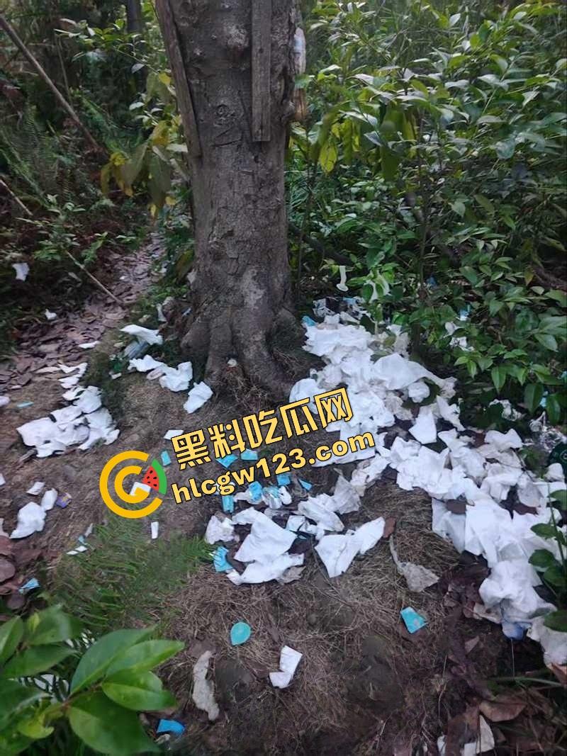 成都套套乐园,公园秒变野战广场,满地套套卫生纸,三步一个套五步一滩汁,精子浇灌绿化带!-12