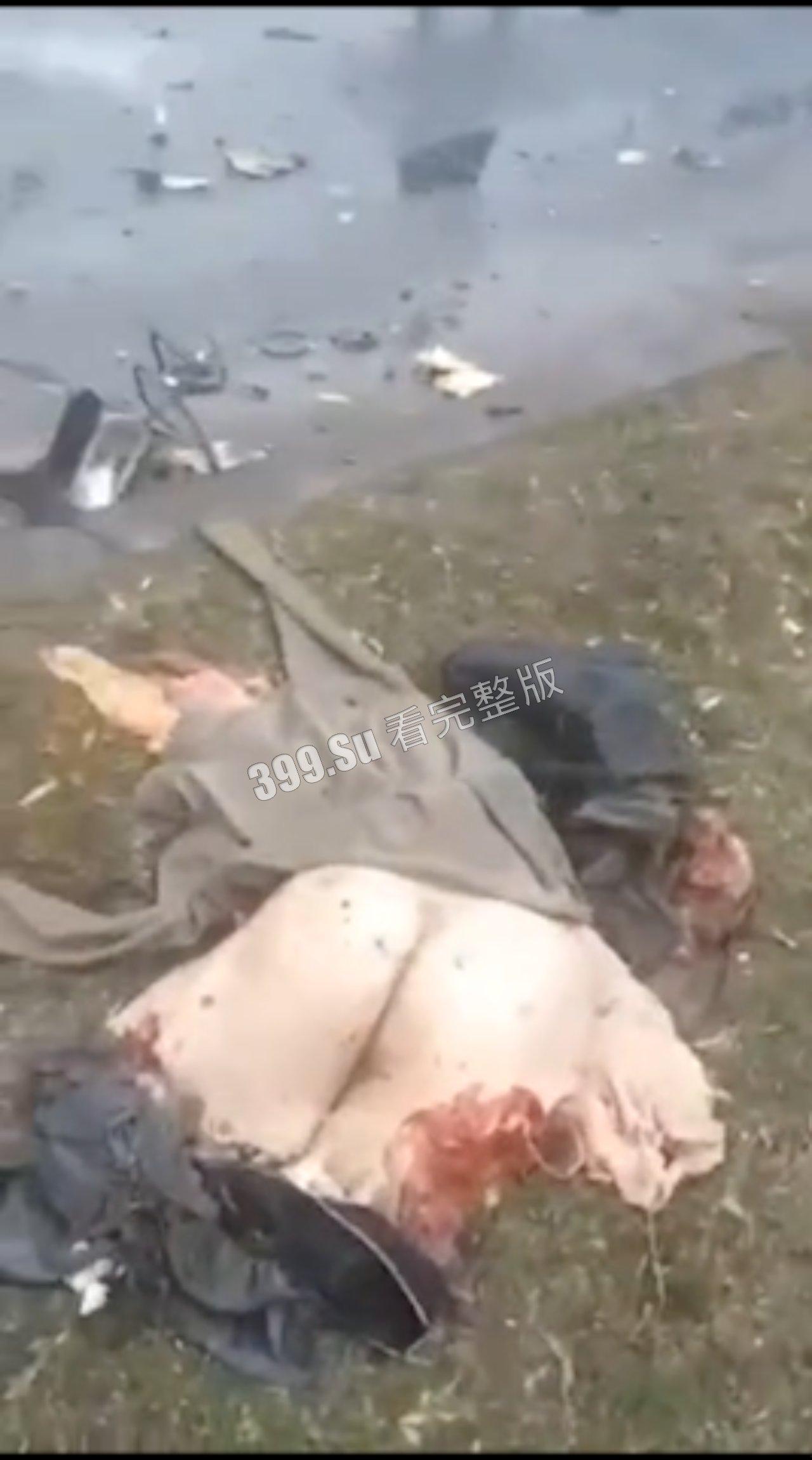 俄乌战争第一视角实录合集  现场只能用惨烈来形容  能留全尸的便算是幸运了  心理承受能力低的瓜友 勿点！！-8