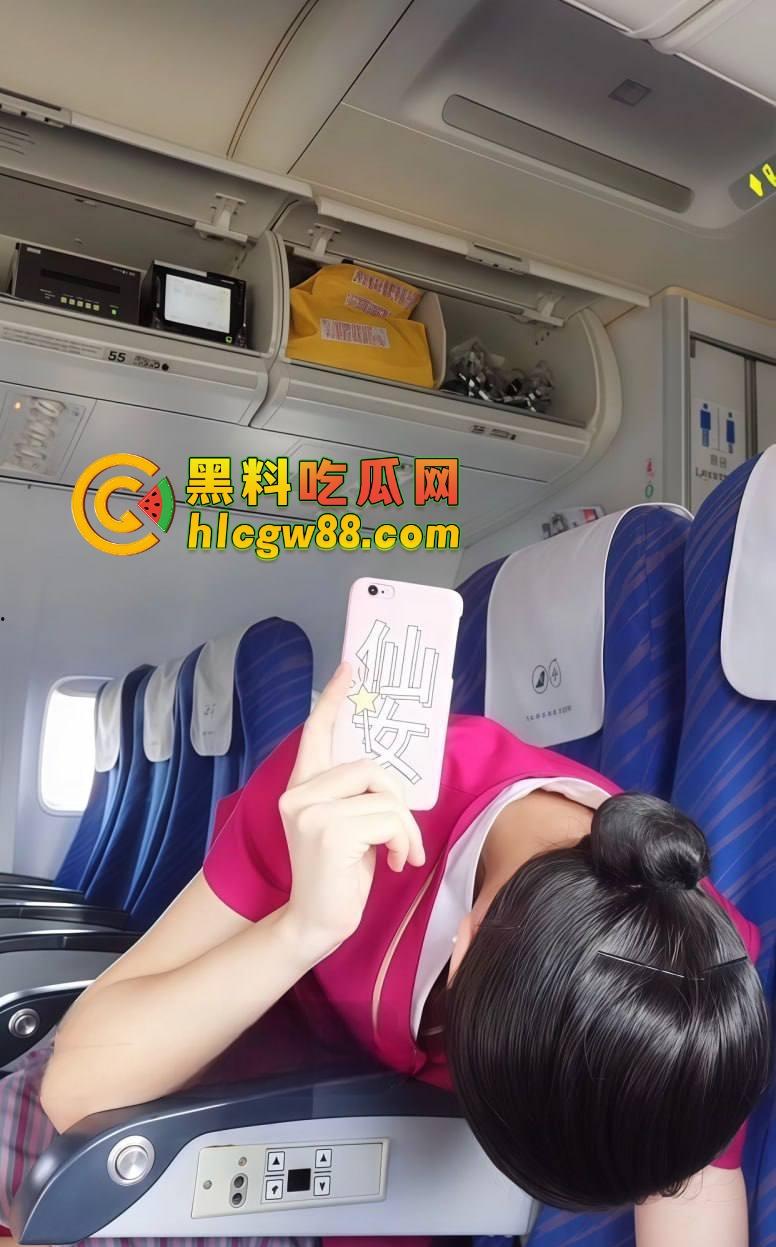 南航空姐『李梅』被大佬调教成空中性奴，飞行前真空服务顾客，航程中厕所抠逼自慰，下机还要穿制服接着干！-20