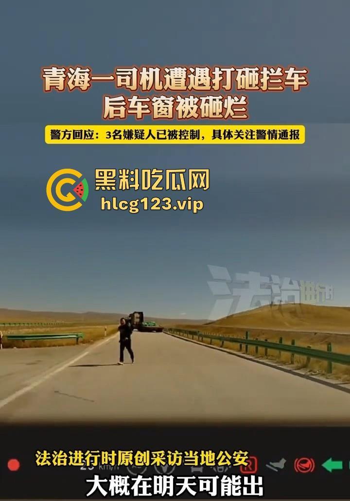 青海打砸拦车事件！警察及时出警，穷山僻壤的刁民居然还敢收过路费？-9