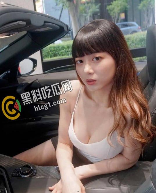 上海清纯车模 abby 被土豪重金包养 为了伺候好干爹 努力学习口活技术 蹲在镜子前为干爹口爆-4