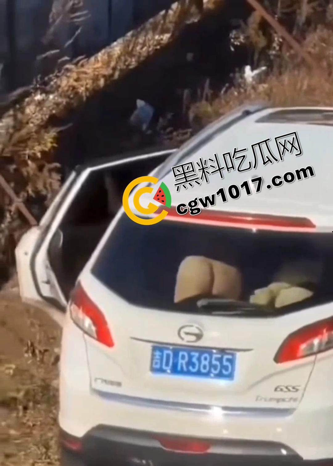 辽源市的吉DR3855 野外车震完整曝光！大屁股后入白嫩晃眼，车主直接社死全国！-4