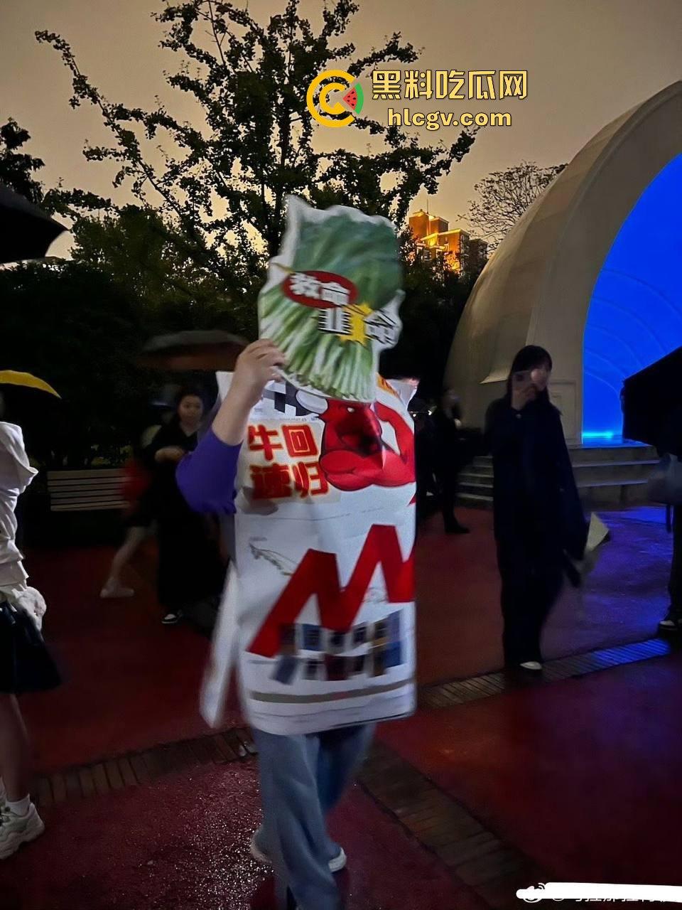 上海中山公园coser夜晚集体发疯,唱歌玩得嗨被带走!场面混乱如甄嬛传翻拍!-5