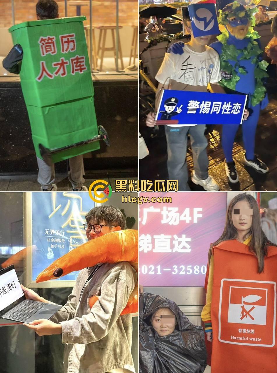 上海中山公园coser夜晚集体发疯,唱歌玩得嗨被带走!场面混乱如甄嬛传翻拍!-12