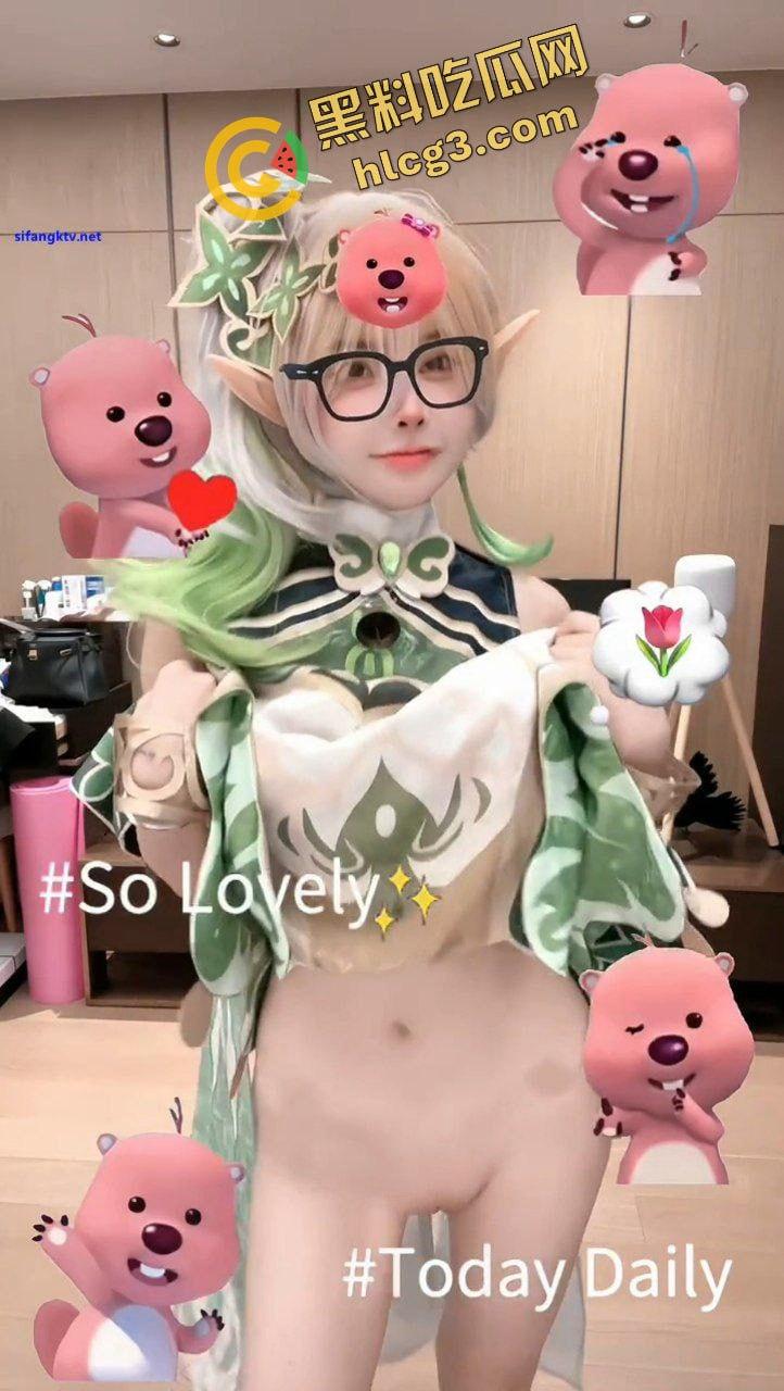 抖音24W粉丝高颜值萝莉网红『金钱钱』双马尾女神 金主高价定制裸露私拍视频流出!-8