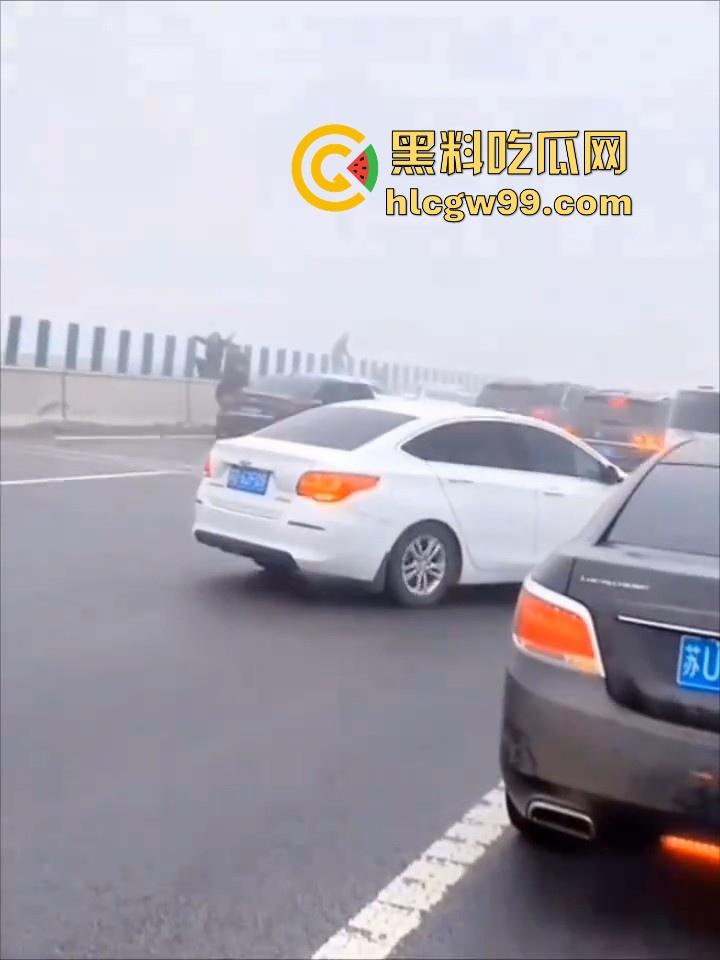 台辉高速黄河大桥段发生多车相撞,事故原因雪天 大雾 路面结冰,春节返程高峰,谨慎驾驶!-5